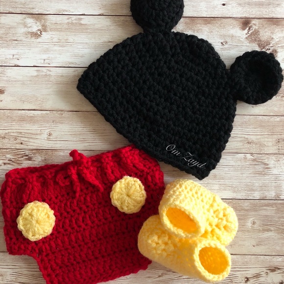 mickey mouse crochet outfit